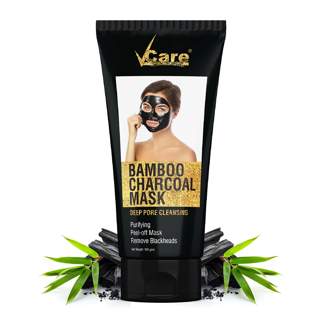 Bamboo Charcoal Peel Off Mask for Deep Pore Cleansing | Removes Blackheads & Excess Oil | 100g