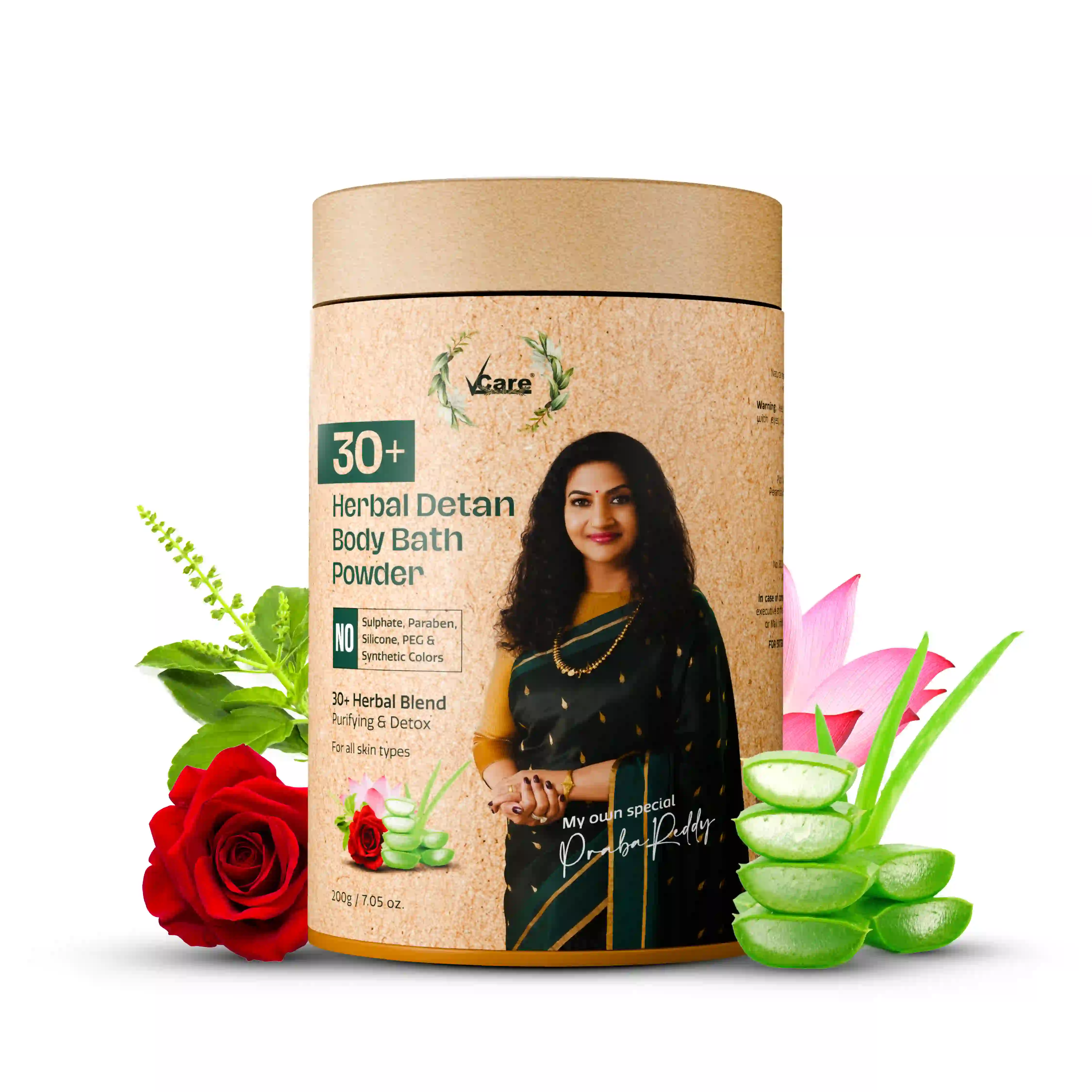 Herbal Detan Bath Body Powder - 200gm