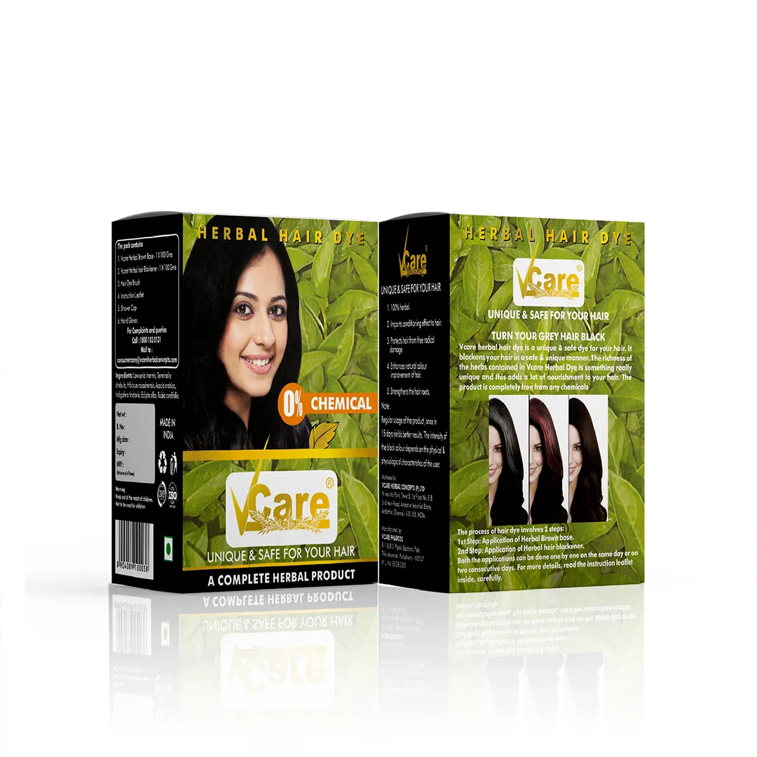 Herbal Hair Dye Black for Men & Women - 60gms | Pack Of 1