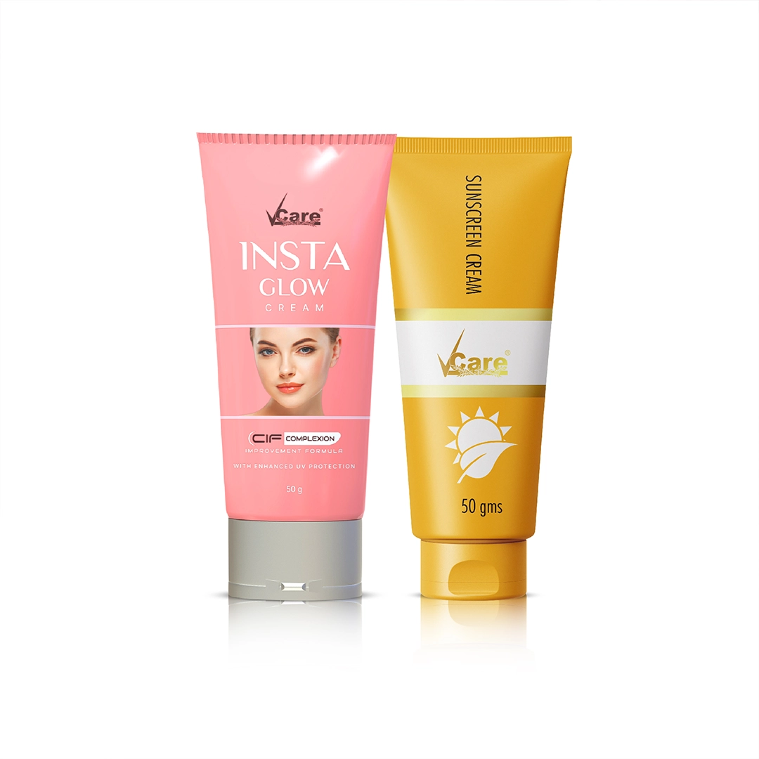Ultimate Sun Protection Combo with Sunscreen - 50g & Insta Glow Cream - 50g