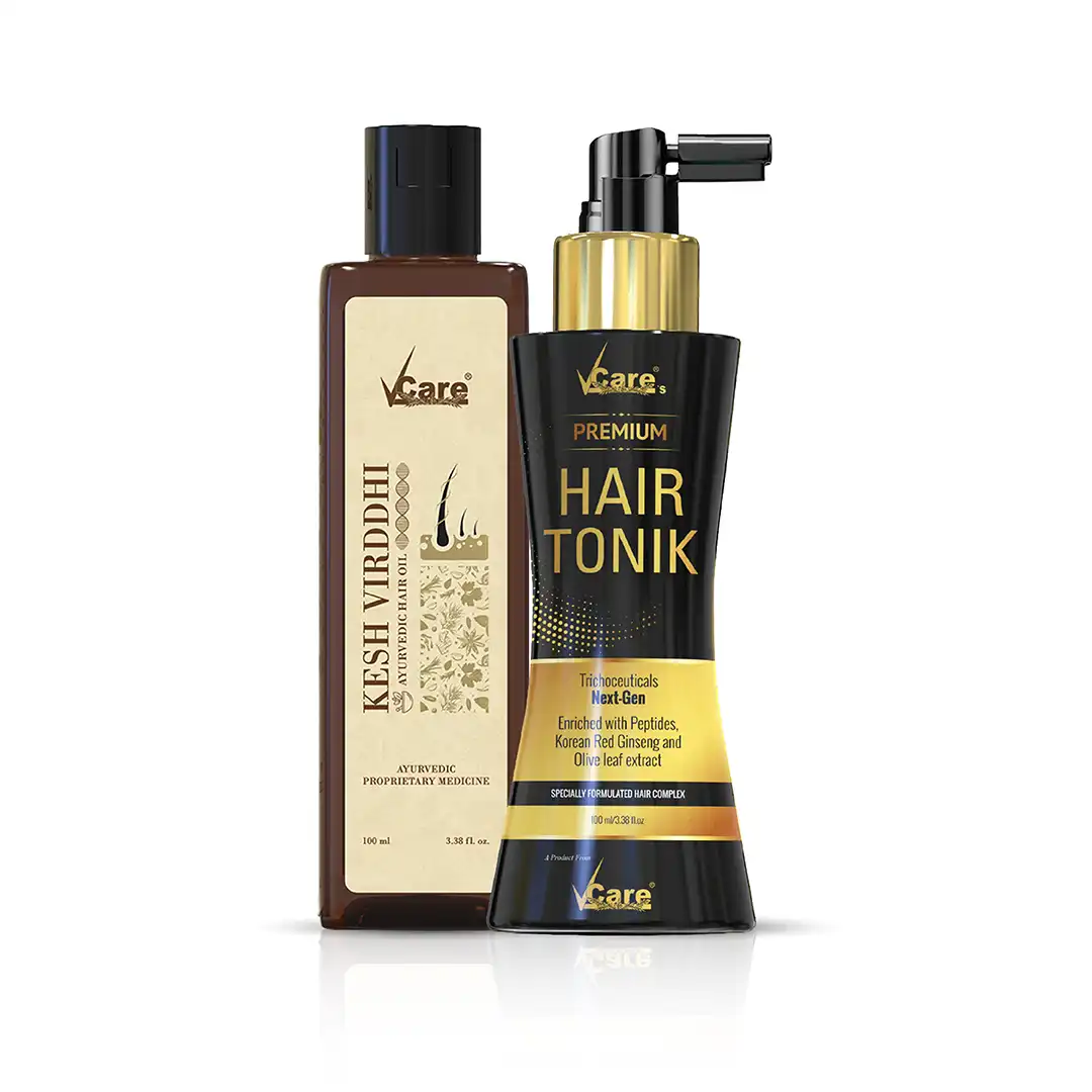 Hair Nourishment Duo - Kesh Virddhi Hair Oil (100ml) & Hair Tonik (100ml)