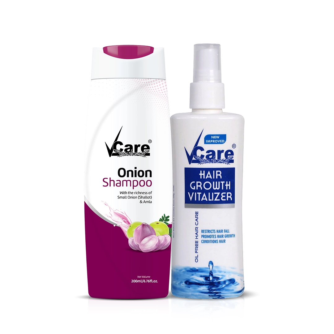 Healthy Hair Combo with Hair Growth Vitalizer - 100ml & Onion Shampoo - 200ml