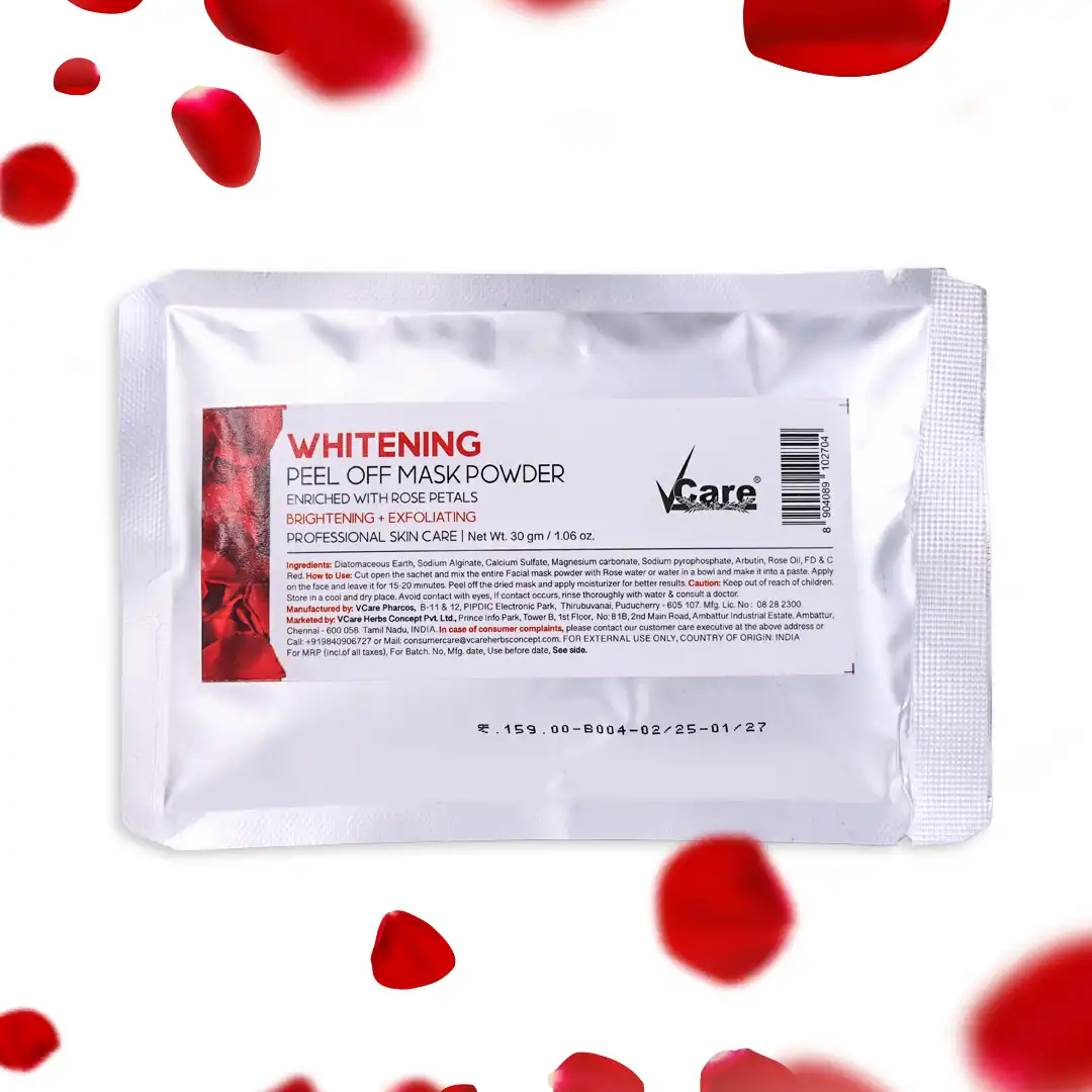 skin whitening rose peel off mask