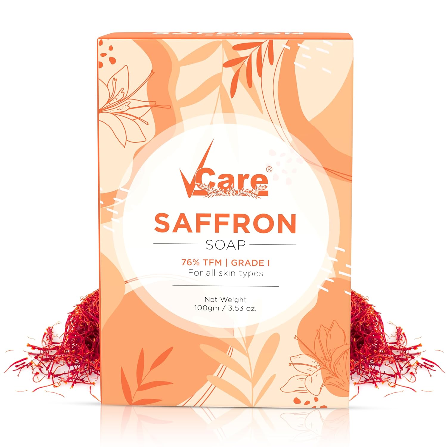 best vcare saffron soap,best anti-aging soap,saffron soap,saffron soap benefits,kesar soap benefits